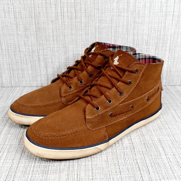 Polo Ralph Lauren Suede Leather Boots 7 - Picture 5 of 8